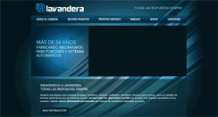 Desktop Screenshot of lavandera.com.ar