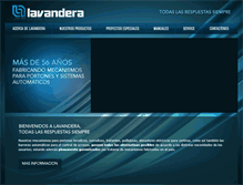 Tablet Screenshot of lavandera.com.ar